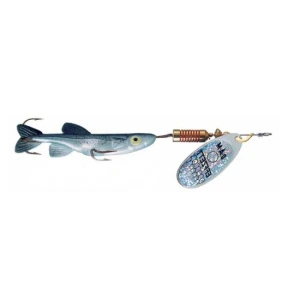 Lingura Rotativa 13gr DAM Effzett Minnow Silver Black Lingura Rotativa 13gr DAM Effzett Minnow Silver Black