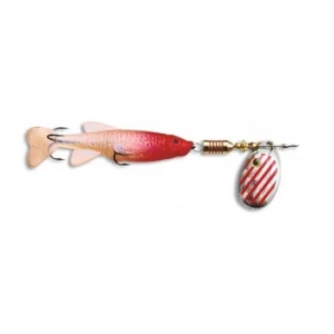 Lingura Rotativa 3g 9.5cm Zebco Minnow Flyer Silver Red