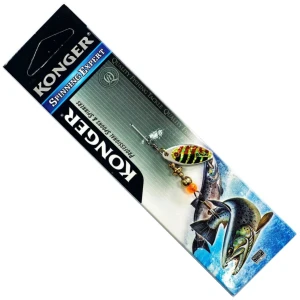 Lingura Rotativa KONGER Chimera, Holo Gold Stripesc, No.0, 2.5g, 1buc/pac Lingura Rotativa KONGER Chimera, Holo Gold Stripesc, No.0, 2.5g, 1buc/pac