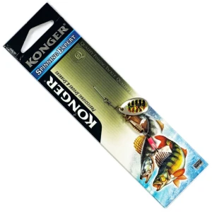 Lingura Rotativa KONGER Palia, Holo Gold Stripes, No.1, 3.5g, 1buc/pac Lingura Rotativa KONGER Palia, Holo Gold Stripes, No.1, 3.5g, 1buc/pac