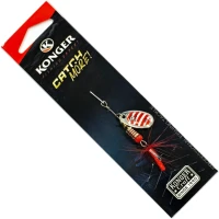 Lingura Rotativa KONGER Tarpon, 01 Red Stripes, No.3, 6g, 1buc/pac