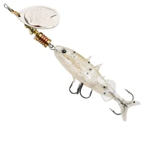 Lingurita Rotativa ABU GARCIA Fast Attack Stickle Spinner, 8cm, 12g, Salt n Pepper, 1buc/pac