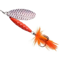 Lingurita Rotativa ABU GARCIA Reflex Red LF, Holo Roach, 18g, 6.5cm