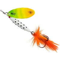 Lingurita Rotativa ABU GARCIA Reflex White LF, Firetiger, 18g, 6.5cm Lingurita Rotativa ABU GARCIA Reflex White LF, Firetiger, 18g, 6.5cm