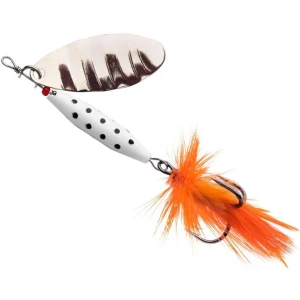 Lingurita Rotativa Abu Garcia Reflex White Lf, Silver, 7g, 4.5cm