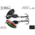 Lingurita Rotativa BERTI Axat Pro Elite UV Micro-2, Rainbow TRT / Negru, 3.5g Lingurita Rotativa BERTI Axat Pro Elite UV Micro-2, Rainbow TRT / Negru, 3.5g