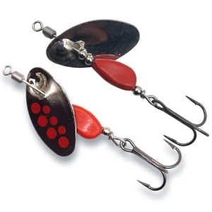 Lingurita Rotativa Berti Axat Pro Plus Micro-2, Nickel Trt / Rosu, 2.9g