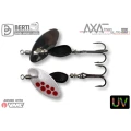 Lingurita Rotativa BERTI Axat Pro Plus Micro-2, Pearl TRT / Negru, 3.5g Lingurita Rotativa BERTI Axat Pro Plus Micro-2, Pearl TRT / Negru, 3.5g