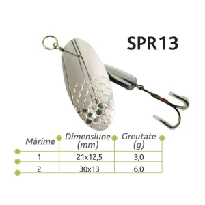 Lingurita Rotativa Baracuda Spr 13, 6g