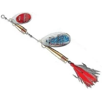 Lingurita Rotativa DAM Effzett Tandem Dressed, Silver Red, 10g, 1buc/pac