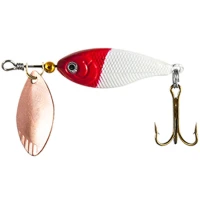 Lingurita Rotativa Energo Team Wizard Chub Spinner, Alb - Rosu, 4cm, 8g Lingurita Rotativa Energo Team Wizard Chub Spinner, Alb - Rosu, 4cm, 8g