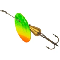 Lingurita Rotativa Mepps Xd Tri Fluo, Galben Tiger, 3.5g, 1buc/pac
