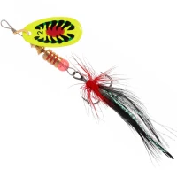 Lingurita Rotativa MIKADO Blaster With Tassel 3, Silver / 28, 6g Lingurita Rotativa MIKADO Blaster With Tassel 3, Silver / 28, 6g