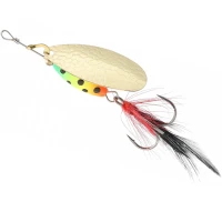 Lingurita Rotativa MIKADO Spinner M-Grub, Gold / Firetiger, Nr.2, 7g