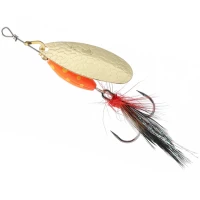 Lingurita Rotativa Mikado Spinner M-grub, Gold / Red Tiger, Nr.3, 9g