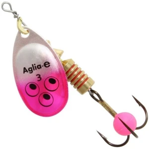 Lingurita Rotativa Mepps Aglia-e Bite, Argintiu Pink, 4.5g, 1buc/pac