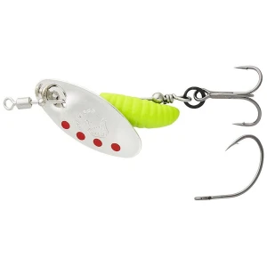 Lingurita Rotativa Savage Gear Spinner Grub, Sinking, Silver Red Lime, Nr.0, 2.2g Lingurita Rotativa Savage Gear Spinner Grub, Sinking, Silver Red Lime, Nr.0, 2.2g