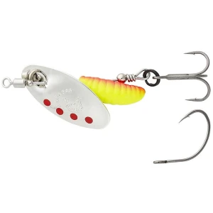 Lingurita Rotativa Savage Gear Spinner Grub, Sinking, Silver Red Yellow, Nr.0, 2.2g