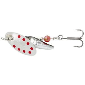 Lingurita Rotativa Savage Gear Spinner Sticklebait, Sinking, Dirty Silver Red, Nr.4, 9.1g Lingurita Rotativa Savage Gear Spinner Sticklebait, Sinking, Dirty Silver Red, Nr.4, 9.1g
