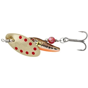 Lingurita Rotativa Savage Gear Spinner Sticklebait, Sinking, Minnow Gold Red, Nr.1, 4.5g