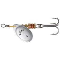 Lingurita Rotativa X-fish Fish Stark, 9.5g, Nr.4, Silver, 1buc/pac