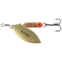 Lingurita Rotativa X-fish Rampage, 5.5g, Nr.1, Gold, 1buc/pac