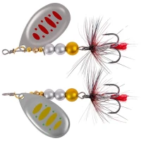 Lingurita Rotativa X-fish Sirius, 4.5g, Nr.2, Silver, 1buc/pac