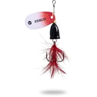 Lingurita, Rotativa, Zebco, 10g, Trophy, Z-Vibe, &, Fly, No., 4, black, body/silver, white-red/red, fly, sinking, 3126306, Lingurite Rotative, Lingurite Rotative Zebco, Zebco