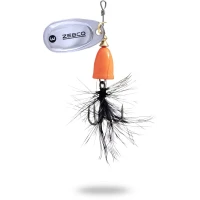 Lingurita Rotativa Zebco 10g Trophy Z-Vibe & Fly No. 4 orange body/silver/black fly sinking Lingurita Rotativa Zebco 10g Trophy Z-Vibe & Fly No. 4 orange body/silver/black fly sinking