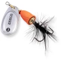 Lingurita Rotativa Zebco 10g Trophy Z-Vibe & Fly No. 4 orange body/silver/black fly sinking