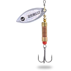 Lingurita Rotativa Zebco 12g Trophy Z-river No. 3 Silver/holo Silver Foil Sinking