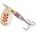 Lingurita Rotativa Zebco Trophy Z-Swirl Gold/Red Dots, Nr.3, 6g, Sinking