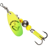 Lingurtia Rotativa SAVAGE GEAR Caviar Spinners, Fluo Yellow Chart, Nr.2, 6g, 1buc/pac