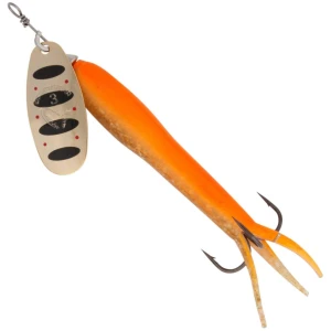 Lingurtia Rotativa Savage Gear Flying Eel Spinner, Fluo Orange Gold, Nr.3, 23g, 1buc/pac