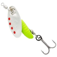 Lingurtia Rotativa SAVAGE GEAR Grub Spinners, Silver Red Lime, Nr.2, 5.8g, 1buc/pac