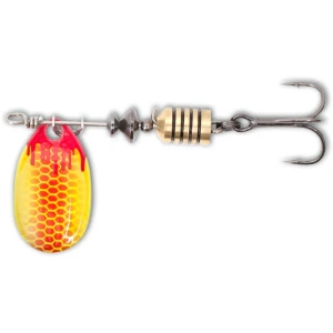 Rotativa Magic Trout 3.6g 2.5cm Bloody Spinner Rosu/galben