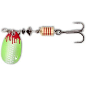Rotativa Magic Trout 3.6g 2.5cm Bloody Spinner Argin/verde