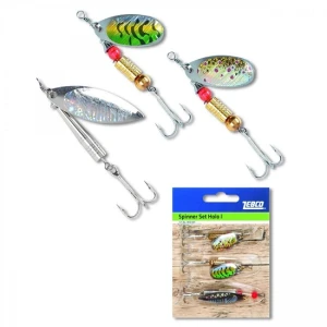 Set 3 Rotative Zebco Spinnerset Assortment Holo