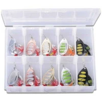 Set Lingurite Rotative SAVAGE GEAR Rotex Spinner, 2/3/5.5g/8g, 10buc/pac