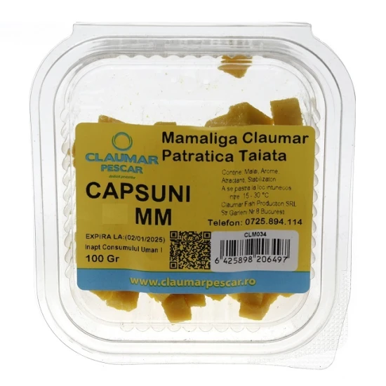 Mamaliga Claumar Patratica 100gr Taiata 12mm Capsuna