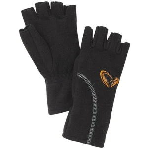 Manusi Savage Gear Cu Degete Taiate Wind Pro Black Mar.m