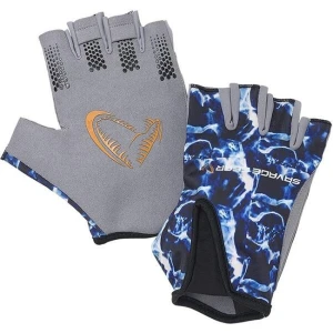 Manusi Savage Gear Marine Cu Degete Taiate Sea Blue Mar.m