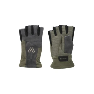 Manusi Mikado Fleece - Half Finger M Gray-green