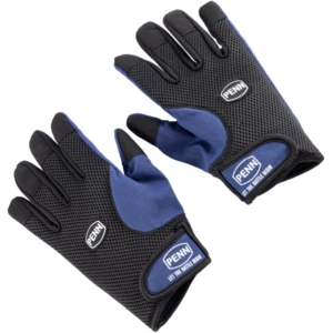 Manusi PENN Casting Gloves, Blue-Black, Marime L Manusi PENN Casting Gloves, Blue-Black, Marime L