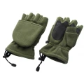 Manusi Trakker Polar Fleece Gloves, Green