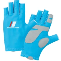 Manusi UV MAJOR CRAFT Summer Cut-Glove, Light Blue, Marime L Manusi UV MAJOR CRAFT Summer Cut-Glove, Light Blue, Marime L
