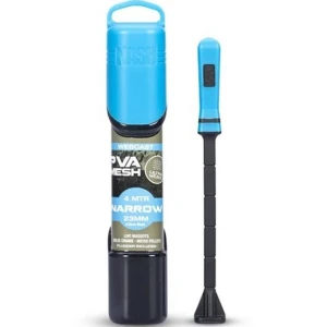 Kit Plasa Solubila + Tija Compresie Nash Webcast Ultra Weave Pva Narrow, 23mm X 4m