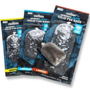 Pungi Solubile Nash Speedload Pva Bags Fast Melt, Large, 85x180mm