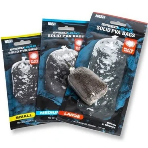 Pungi Solubile Nash Speedload Pva Bags Slow Melt, Large, 85x180mm