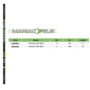 Maner  Minciog Maver Maniac Arm Tele 3m